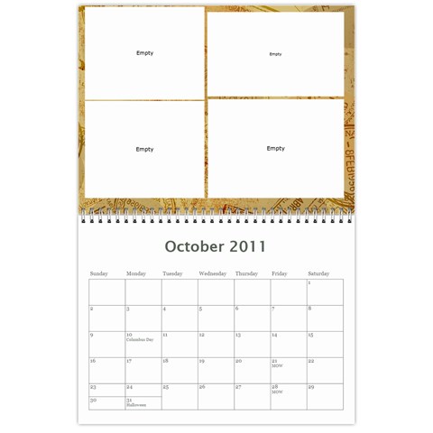 18 Mo Calender By Jan Cockreham Oct 2011