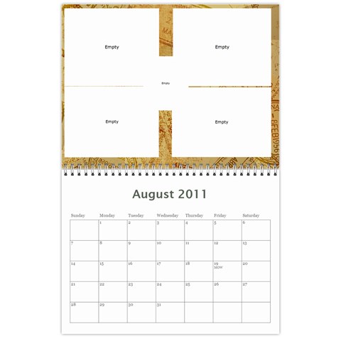 18 Mo Calender By Jan Cockreham Aug 2011