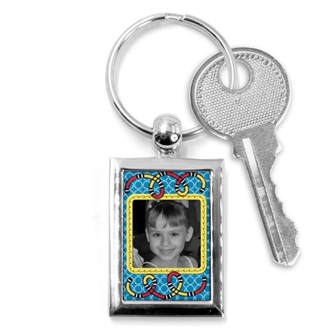 Rectangle Key Chain By Martha Meier Front
