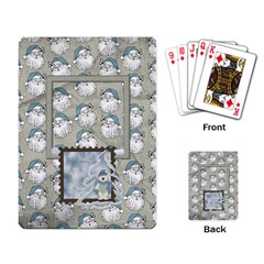 Playing Card Beary Frosty 1001 - Playing Cards Single Design (Rectangle) Playing Card Beary Frosty 1001 - Playing Cards Single Design (Rectangle)