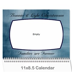 mom and dad - Wall Calendar 11  x 8.5  (12-Months)