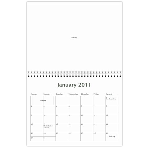 Lotr Calendar By Andie Jan 2011