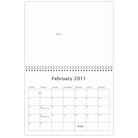 Lotr Calendar By Andie Feb 2011