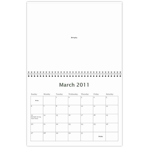 Lotr Calendar By Andie Mar 2011