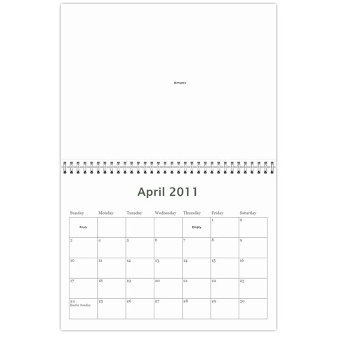 Lotr Calendar By Andie Apr 2011