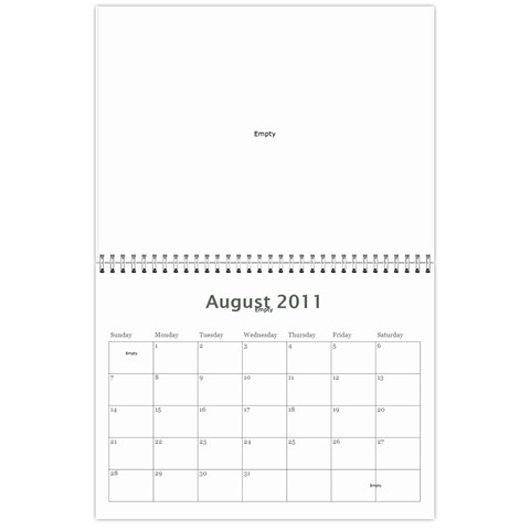 Lotr Calendar By Andie Aug 2011