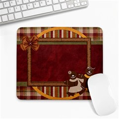 Mouse Pad-Gingy Holiday - Large Mousepad
