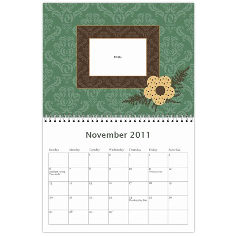 Moms Calandar By Dina Knowles Nov 2011