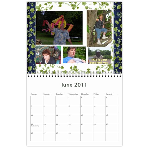 Family Calendar By Jeri Jun 2011