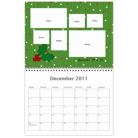 Mom Calendar By Rachel Dec 2011