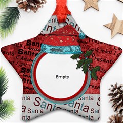 Star Ornament (Two Sides) Star Ornament (Two Sides)