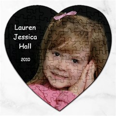 Lauren heart puzzle 2010 - Jigsaw Puzzle (Heart)