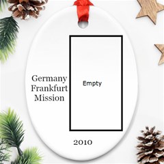 Elder Seay German flag ornament 2010 - Ornament (Oval)
