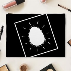 bw poor egg - Cosmetic Bag (XL)