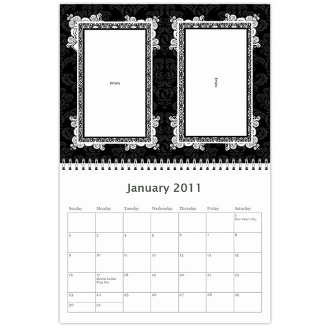 Ballerina Calendar By Tracy Gardner Jan 2011