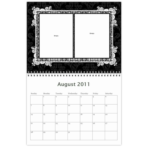 Ballerina Calendar By Tracy Gardner Aug 2011