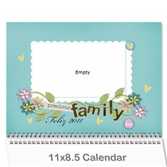 Calendario-menina-nara - Wall Calendar 11  x 8.5  (12-Months)