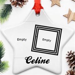 Purple christmas - Ornament - Ornament (Star)