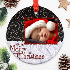 Mel heart - Ornament - Ornament (Round)