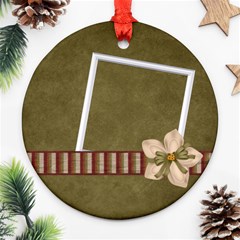 Ornament-Gingy Holiday 1004 - Round Ornament (Two Sides) Ornament-Gingy Holiday 1004 - Round Ornament (Two Sides)