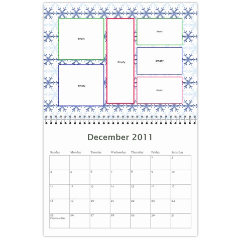 2011 Calendar By Tracy Clair Dec 2011