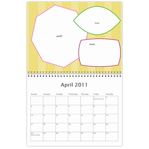 2011 Calendar By Tracy Clair Apr 2011