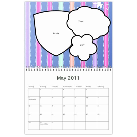 2011 Calendar By Tracy Clair May 2011