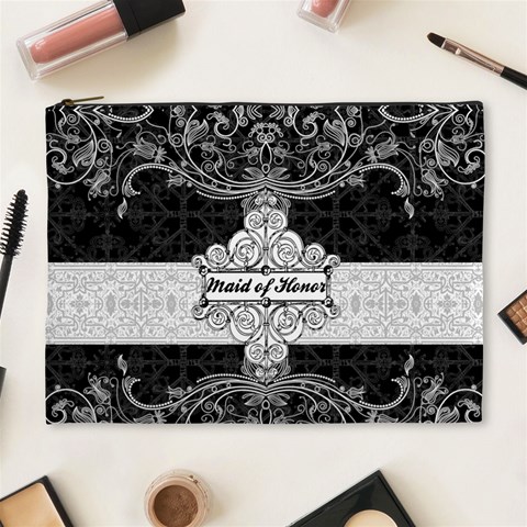 Maid Of Honor Gift Xl Cosmetic Bag By Klh Front