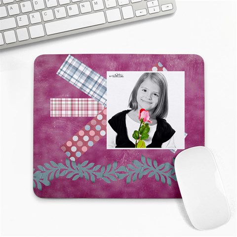 Girl Mousepad By Danielle Christiansen Front