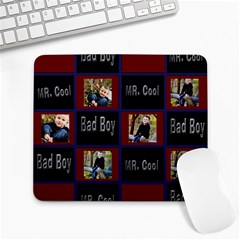 bad boy..mr.cool mouse pad - Large Mousepad