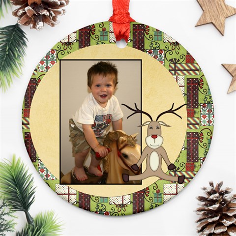 Joy Ornament 6 By Sheena Front