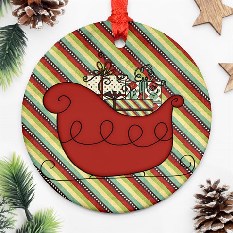 Joy Ornament 6 By Sheena Back