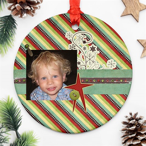 Joy Ornament 4 By Sheena Front