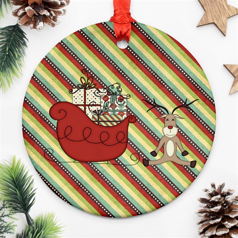 Joy Ornament 4 By Sheena Back