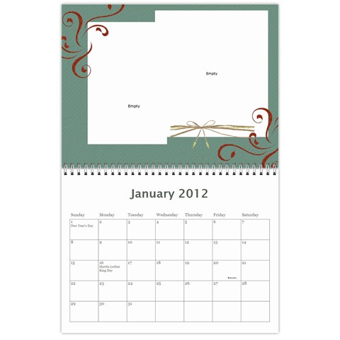 Mom Calander By Amanda Jan 2012