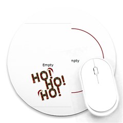 Ho Ho Ho Large Round Mousepad Ho Ho Ho Large Round Mousepad
