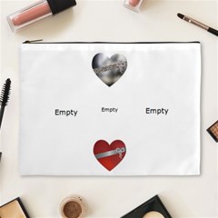 Hearts & Pearls XL Cosmetic Bag - Cosmetic Bag (XL)