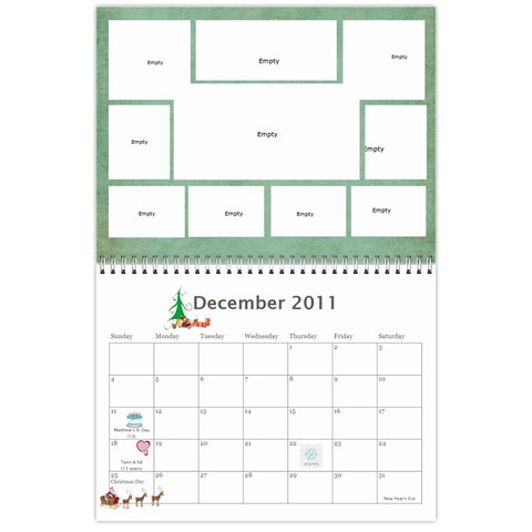 2011 Calendar By Michelle Leifson Dec 2011