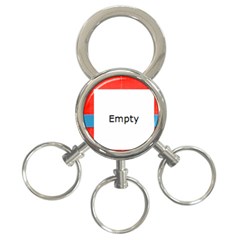 3-Ring Key Chain