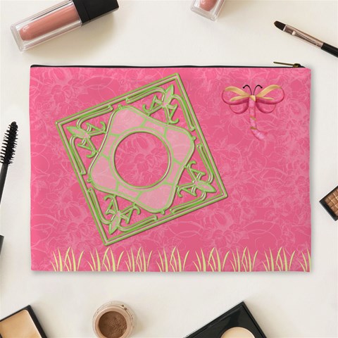 Melon Surprise Xl Cosmetic Case 1 By Joan T Back