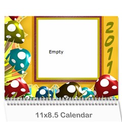 2011 - Wall Calendar 11  x 8.5  (12-Months)