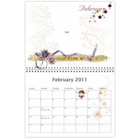 2011 Calendar By Hue Quyen Huynh Feb 2011