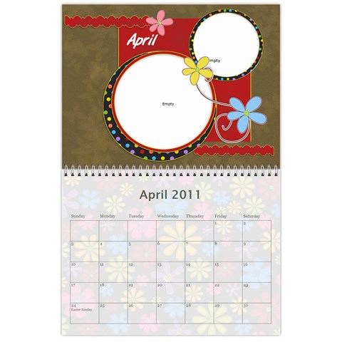 2011 Calendar By Hue Quyen Huynh Apr 2011