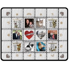 Family Home Medium Fleece Blanket (4 styles) - 60 x 50 Fleece Blanket (Medium) Family Home Medium Fleece Blanket (4 styles) - 60 x 50 Fleece Blanket (Medium)
