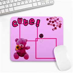Cute girl - MOUSEPAD - Large Mousepad