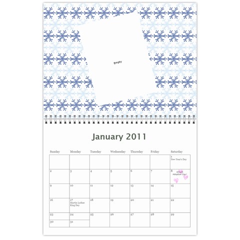 2011 Calendar Bob And Paula By Melanie Robinson Jan 2011