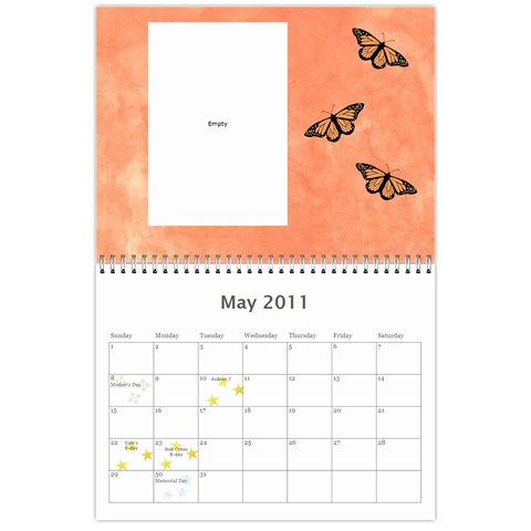 2011 Calendar Bob And Paula By Melanie Robinson May 2011