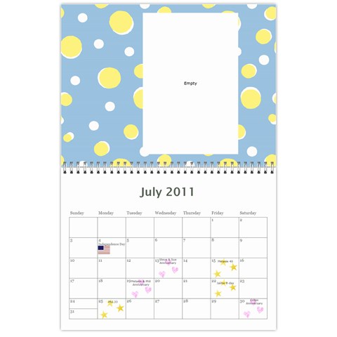 2011 Calendar Bob And Paula By Melanie Robinson Jul 2011