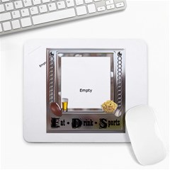Eat, Drink, Sports Large Mousepad