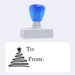 Christmas Gift Tag Tree Stamp -2